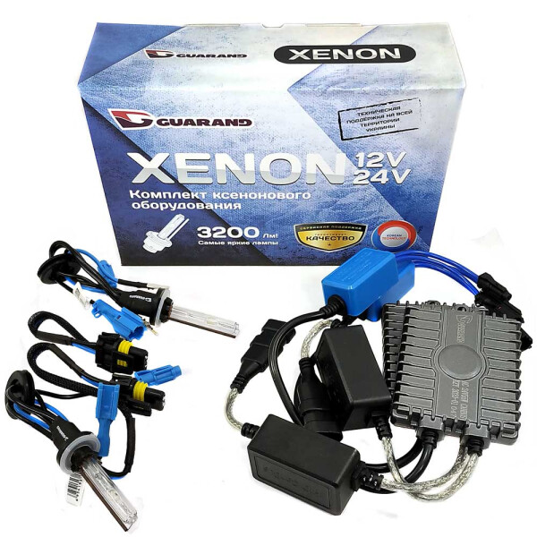 

Комплект ксенона Guarand 24V Canbus (с обманкой) 55w H27 (881) 5000k