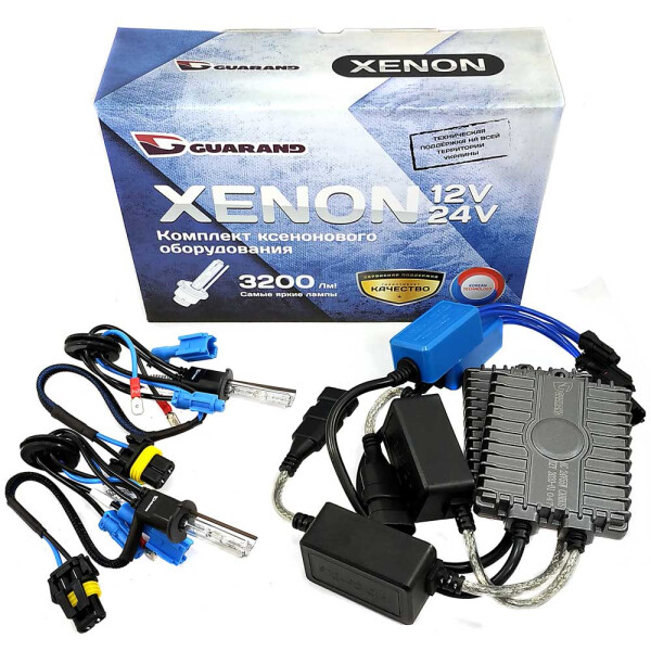 

Комплект ксенона Guarand 24V Canbus (с обманкой) 55w H3 5000k