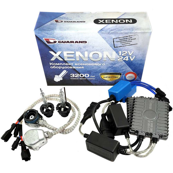 

Комплект ксенона Guarand LDP 24V Canbus (с обманкой) 55w D2S 5500k