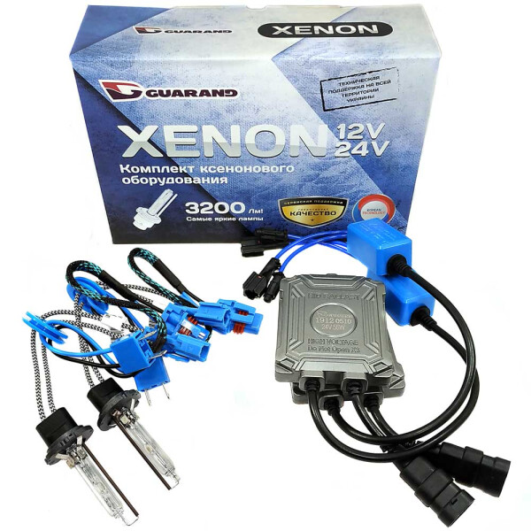 

Комплект ксенона Guarand LDP 24V 55w, 16-32v D2H 5500k