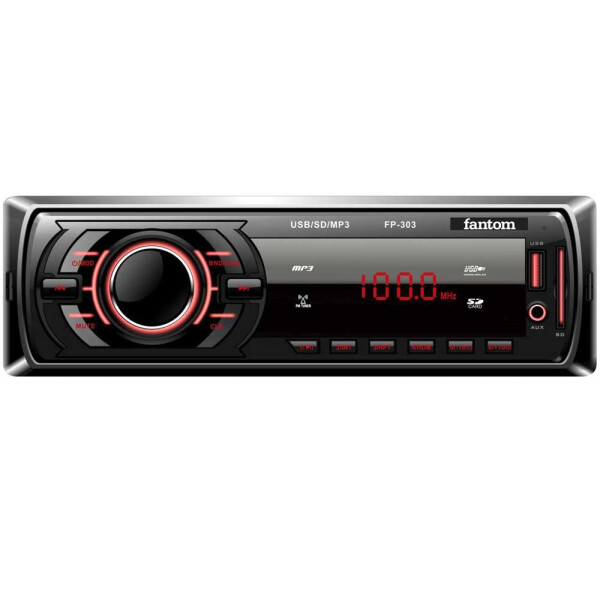 

Автомагнитола Fantom FP-303 Black/Red