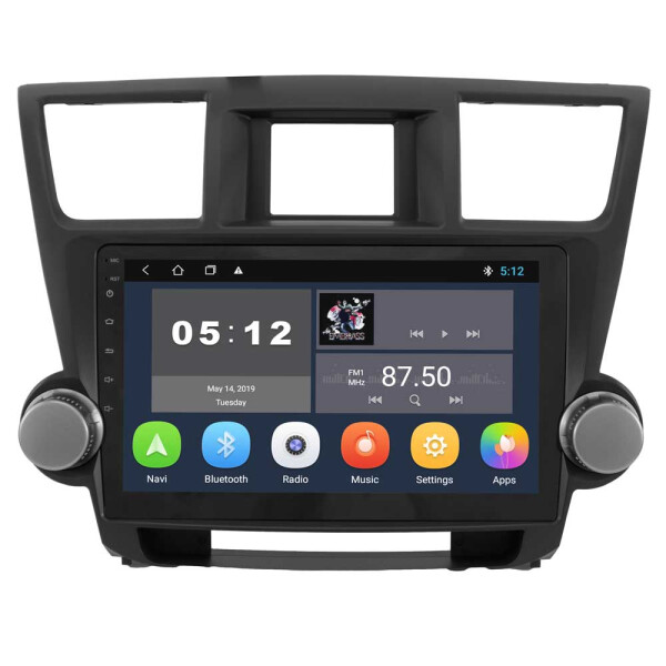 

Штатная магнитола Sound Box SBM-8118 Toyota Highlander 2007+