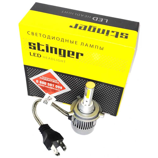 

Светодиодная лампа LED Stinger ST H4 (HB2, 9003) 5500k 12-24v