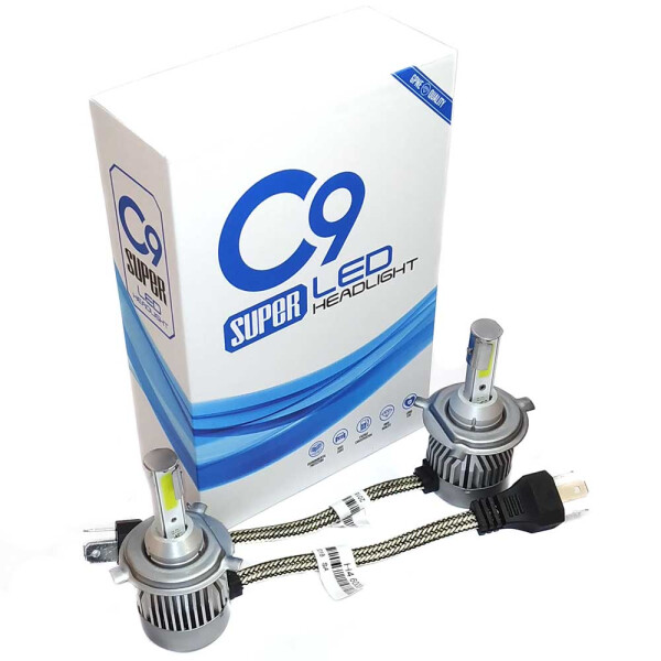 

Светодиодные лампы LED EA Light X C9 COB H4 (HB2, 9003) 6000k 6000Lm 35w 12-24v