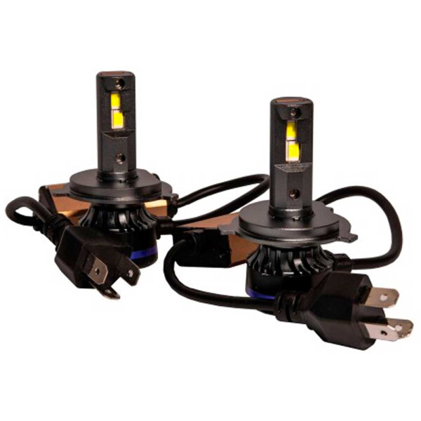 

Светодиодные лампы LED TBS Design T19 H4 (HB2, 9003) 6000k 9000Lm 45w 12-24v