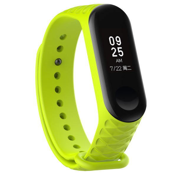 

Ремешок Watchbands для фитнесс браслета Xiaomi Mi Band 3 Ribbed - зеленый (WB008RIBBEDGREEN)