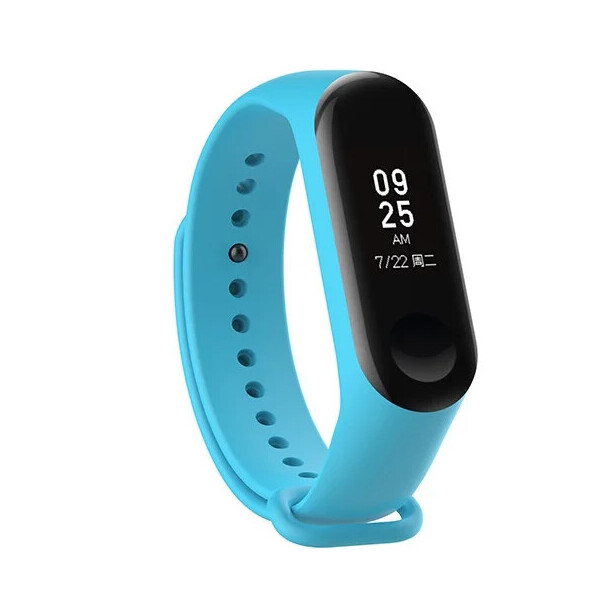 

Ремешок Watchbands usual для фитнесс браслета Xiaomi Mi Band 3 - голубой (WB0013MI3BLUE)