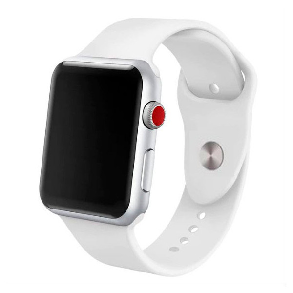 

Ремешок Watchbands для смарт часов Apple Watch 38mm Размер SM - белый (WB101WHITE38SM)