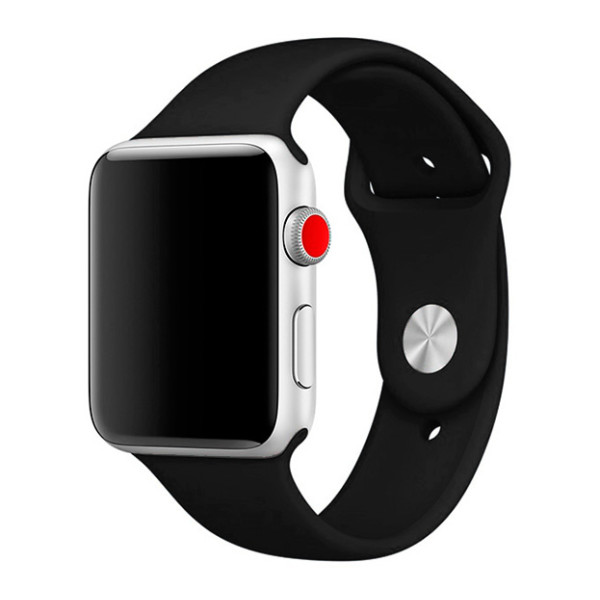 

Ремешок Watchbands для смарт часов Apple Watch 42mm Размер ML - черный (WB101BLACK)