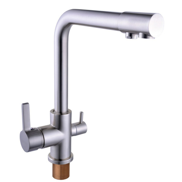 

Смеситель для кухни GLOBUS LAZER GLLR-0444 St STEEL