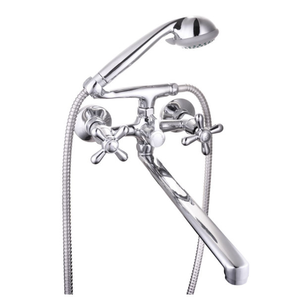 

Смеситель для ванны GLOBUS GB-DOMINOX-0316-Euro, L-350
