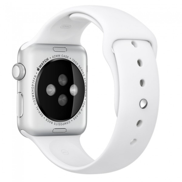 

Ремешок для смарт часов Apple Watch Sport Band 42mm/44mm White Series 1/2/3/4