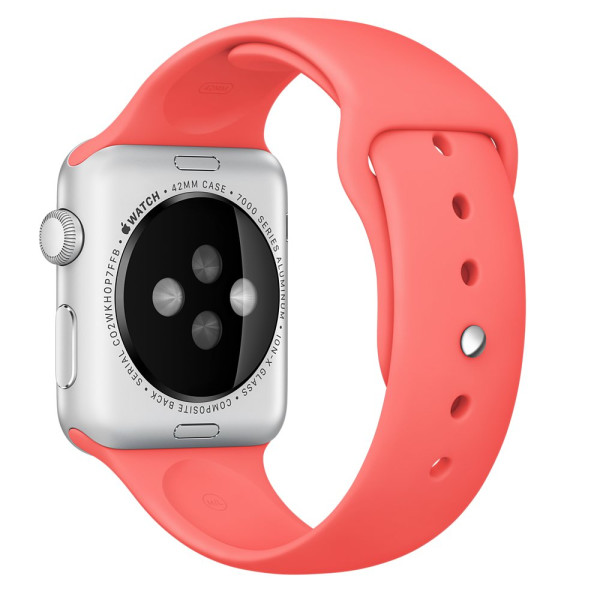 

Ремешок для смарт часов Apple Watch Sport Band 42mm/44mm Pink Series 1/2/3/4