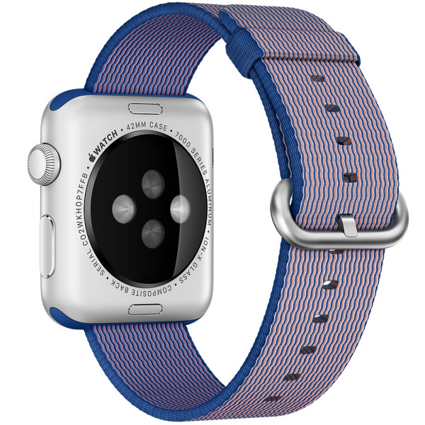 

Ремешок для смарт часов Apple Watch Woven Nylon Royal Blue 42mm/44mm Series 1/2/3/4