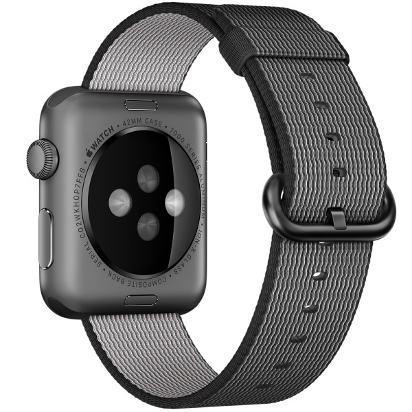 

Ремешок для смарт часов Apple Watch Woven Nylon Black 42mm/44mm Series 1/2/3/4