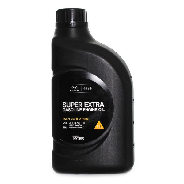 

HYUNDAI Super Extra Gasoline Engine Oil 5W-30 1L (05100-00110)