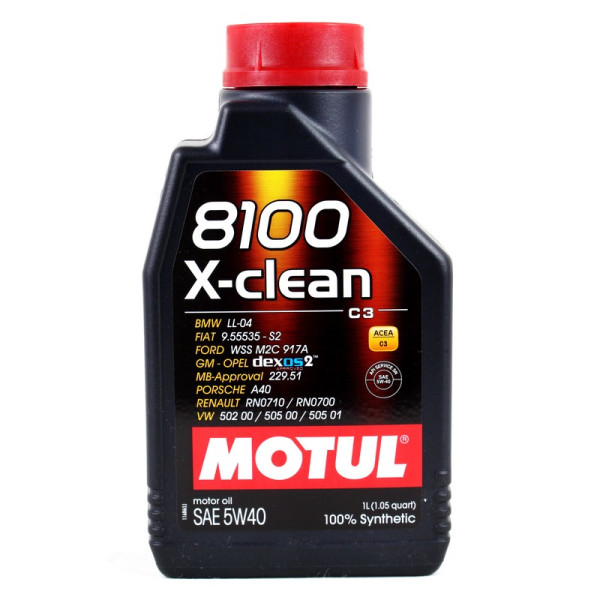

MOTUL 8100 X-clean 5W-40 1L (854111)