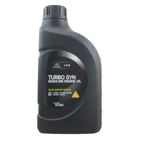 

Hyundai Turbo Syn Gasoline Engine Oil 5W-30 1L (05100-00141)