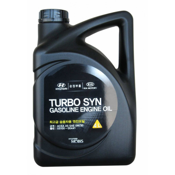 

Hyundai Turbo Syn Gasoline Engine Oil 5W-30 4L (05100-00441)