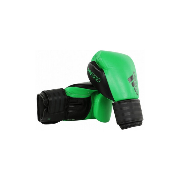 

Перчатки боксерские Adidas Hybrid 200, зеленые (Adi-Hyb200-GBLK-12) - 12 OZ