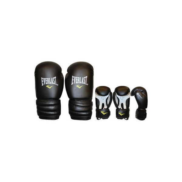 

Перчатки боксерские Everlast MA-5018-BK черные - 8 oz