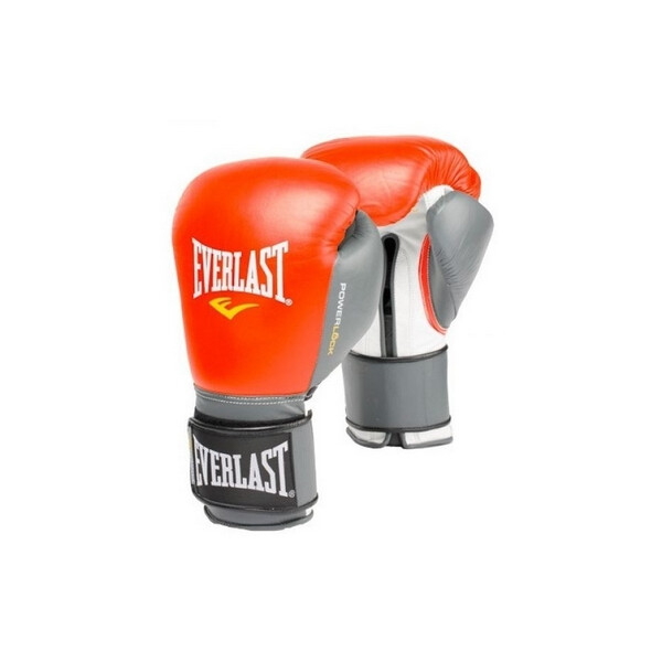 

Перчатки боксерские Everlast Powerlock Hook & Loop Training Gloves Leather - красные (FP-2200) - 16 Oz