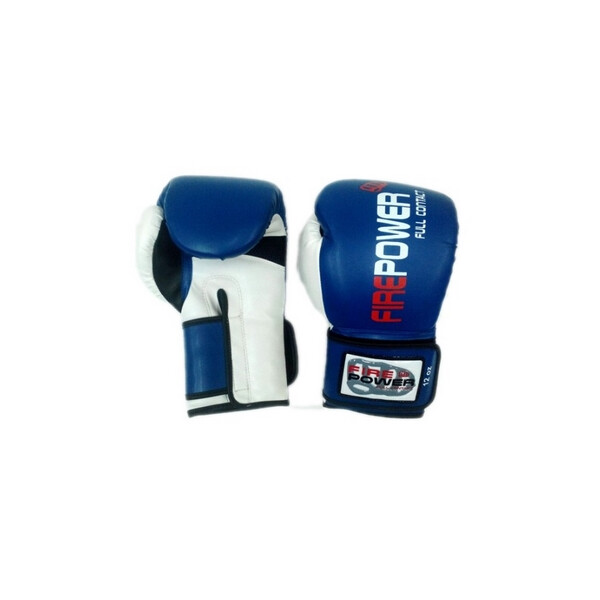 

Перчатки боксерские Firepower FPBGA2 синие - 8 Oz