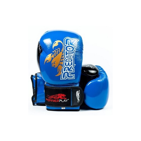

Перчатки боксерские PowerPlay 3007 синие - 14 Oz
