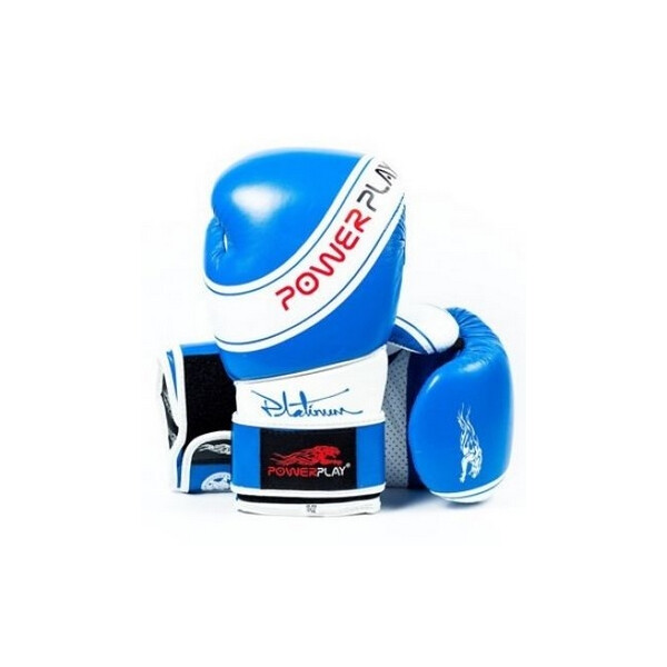 

Перчатки боксерские PowerPlay Platinum, синие (3023) - 10 Oz