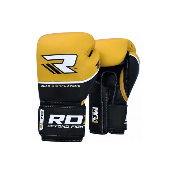 

Перчатки боксерские RDX Quad Kore Yellow