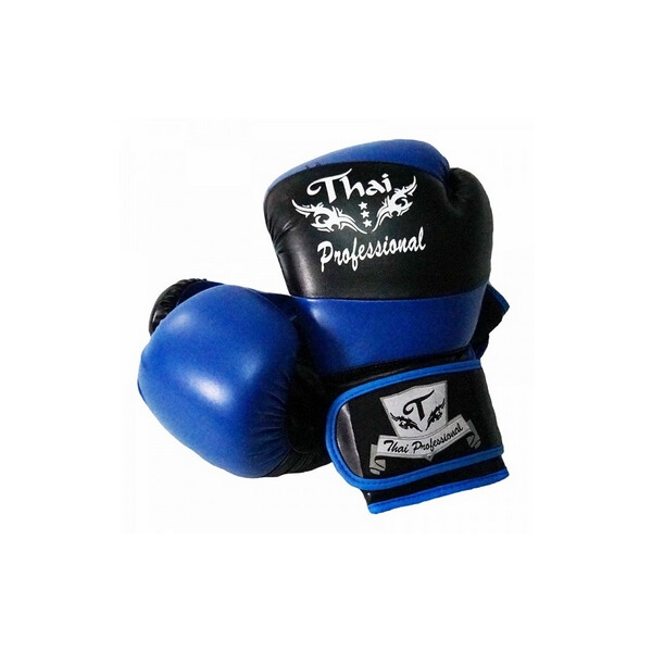 

Перчатки боксерские Thai Professional BG7 TPBG7-BK-BL-10 10 Oz черно-синие