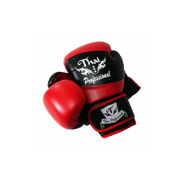 

Перчатки боксерские Thai Professional BG7 TPBG7-BK-R-12 12 Oz черно-красные