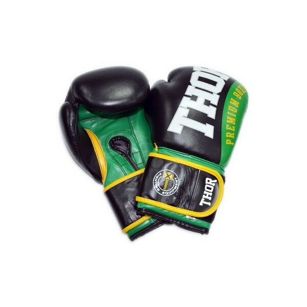 

Перчатки боксерские Thor Shark Leather Green (8019/01), 14 oz