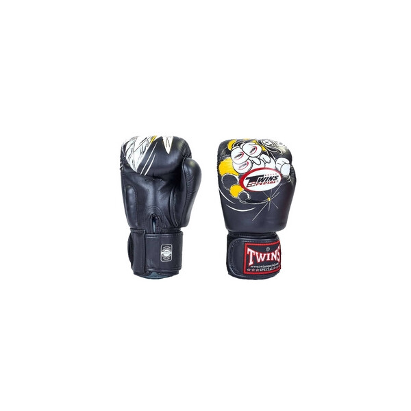 

Перчатки боксерские Twins FBGV-15-BK черные - 12 Oz