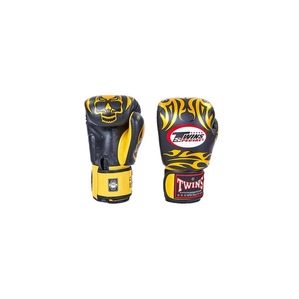 

Перчатки боксерские Twins FBGV-31-BK черные - 12 Oz