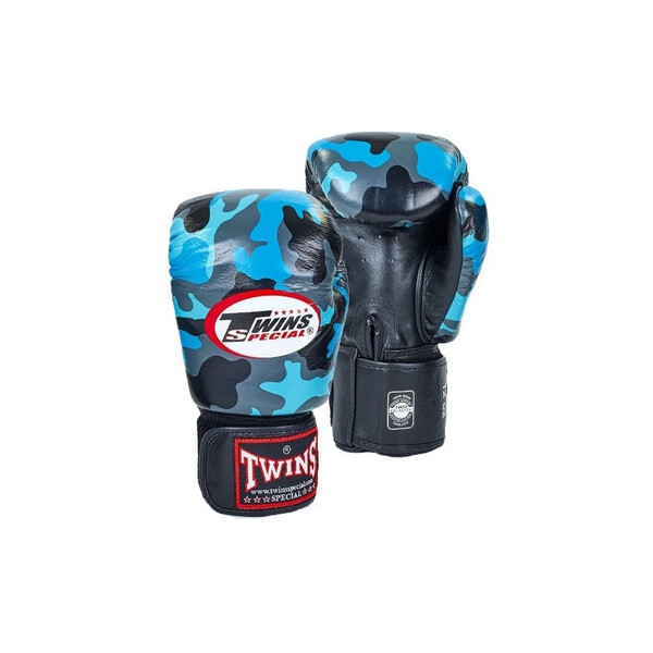 

Перчатки боксерские Twins FBGV-NB синие - 14 Oz