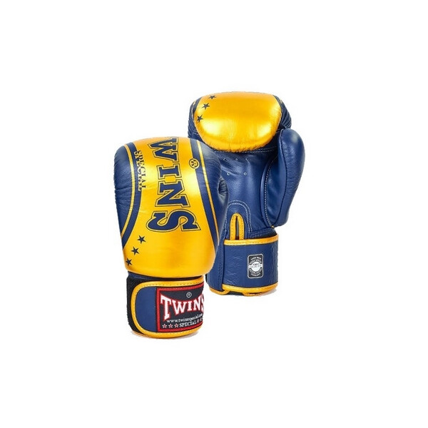 

Перчатки боксерские Twins FBGV-TW4-BUG синие - 12 Oz