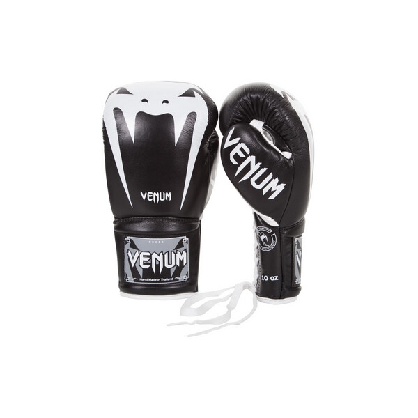 

Перчатки боксерские Venum Giant 3.0 Boxing Gloves, черно-белые, 10 oz