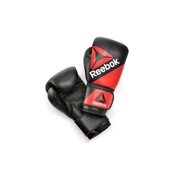

Перчатки боксерские кожаные Reebok Combat red/black, 10oz (RSCB-10040RDBK)