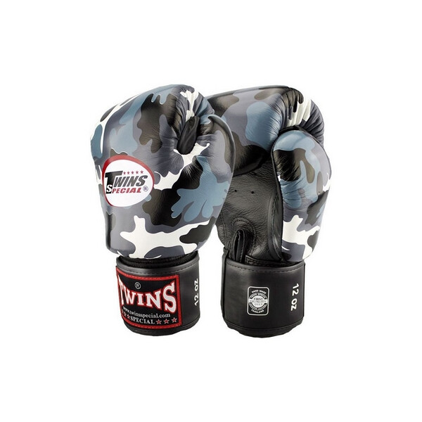 

Перчатки боксерские кожаные Twins FBGV-UG камуфляжные - 14 Oz