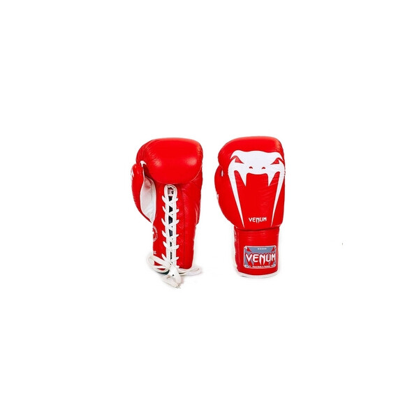 

Перчатки боксерские кожаные Venum Giant VL-5786-R красные - 10 Oz