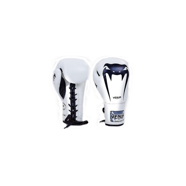 

Перчатки боксерские кожаные Venum Giant VL-5786-W белые - 10 Oz