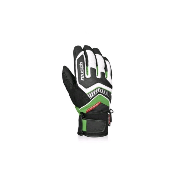 

Перчатки горнолыжные мужские Reusch Tyron R-texxt white/ green - 7.5