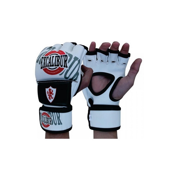 

Перчатки для MMA Excalibur 670 бело-черные - M/10