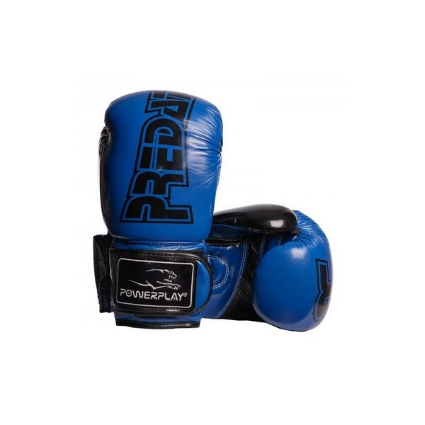 

Перчатки для каратэ PowerPlay Predator, синие (3027) - S