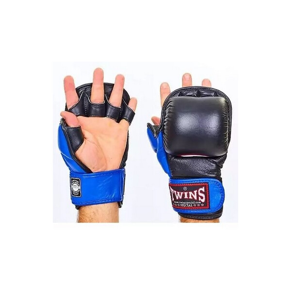 

Перчатки для ММА Twins GGL-1-BU синие - XL