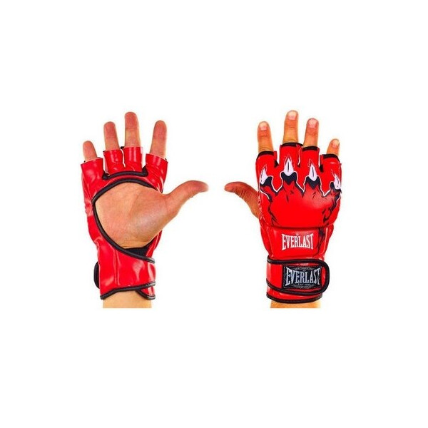 

Перчатки для смешанных единоборств MMA Everlast BO-3207-R красные - XL