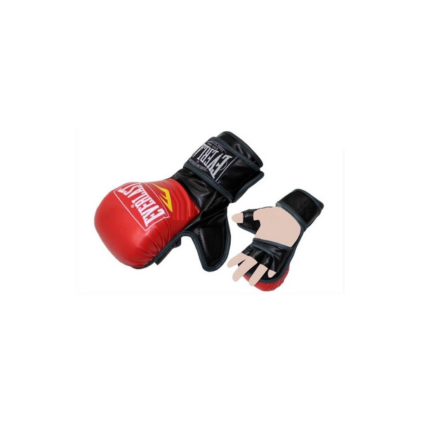 

Перчатки для смешанных единоборств MMA Everlast BO-4612-RBK красно-черные - XL
