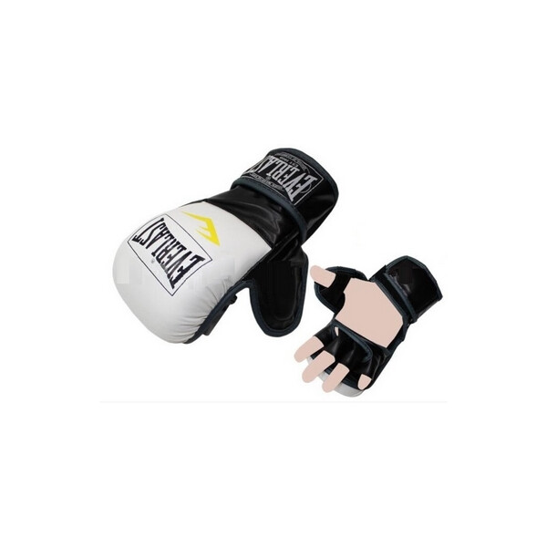 

Перчатки для смешанных единоборств MMA Everlast BO-4612-WBK бело-черные - XL