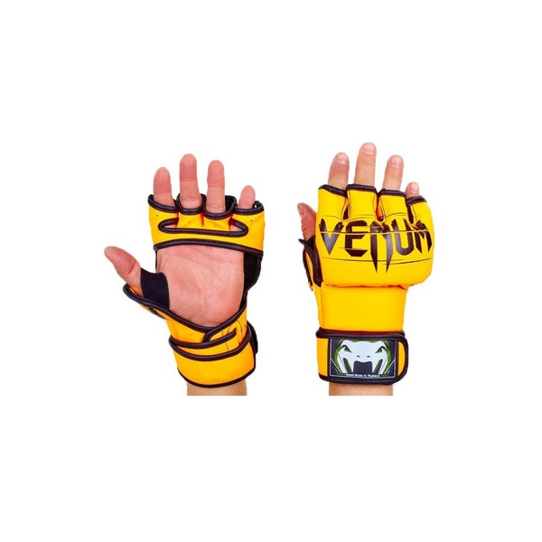 

Перчатки для смешанных единоборств MMA PU Venum BO-5699-OR-L оранжевые